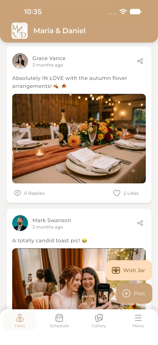 The Vows feed with a guest post about the autumn flowers