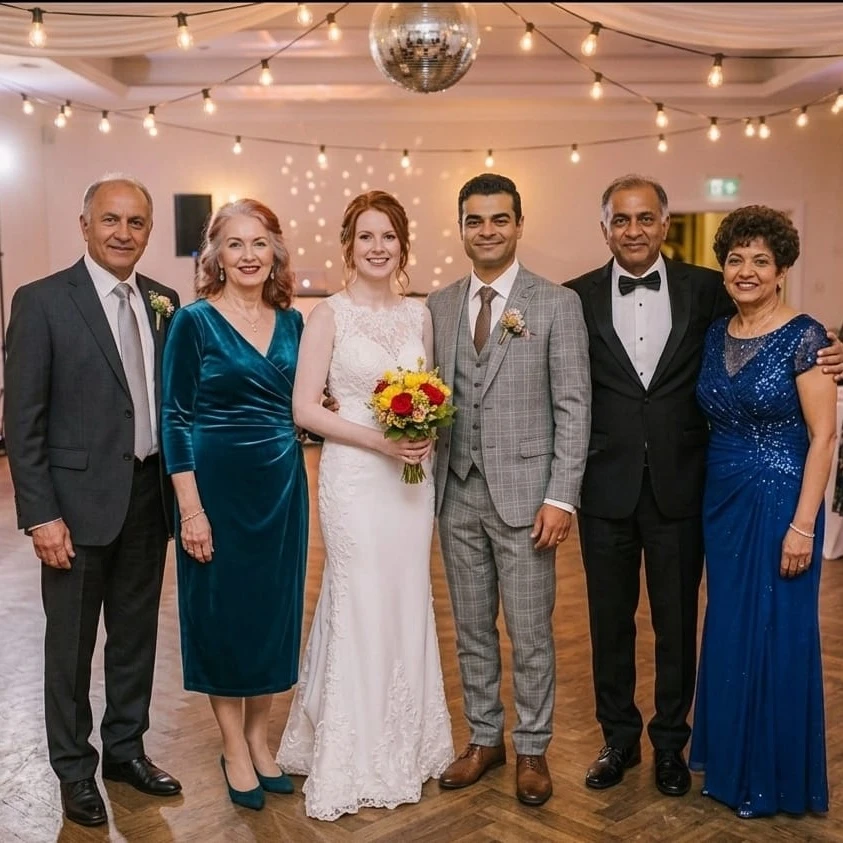 A family group photo